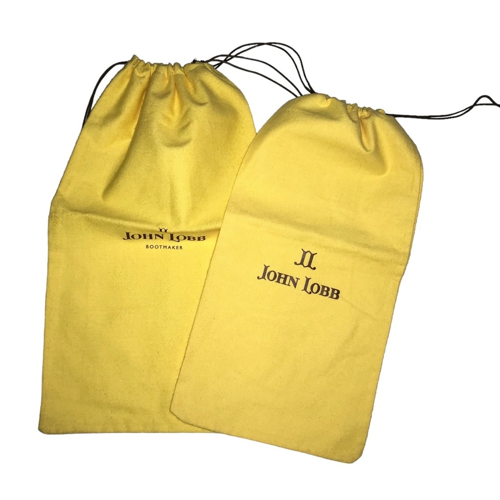 John Lobb Bright Yellow Storage Bags